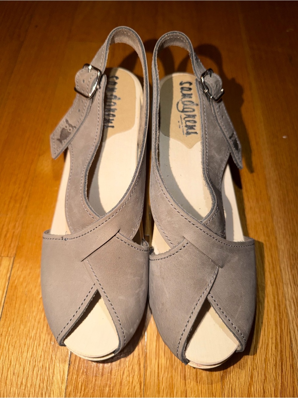 Sandgrens Morocco crossed clog sandal